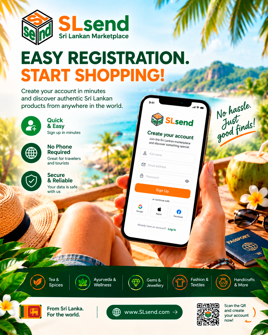 CREATE YOUR ACCOUNT. IT’S FREE. 🎉